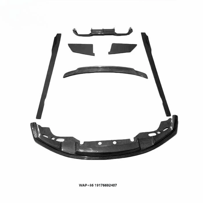 Hight Quality Carbon Fiber Material Body Kit for M2 F87  Front Lip Rear Diffuser Side Skirts Trunk Spoiler Facelift