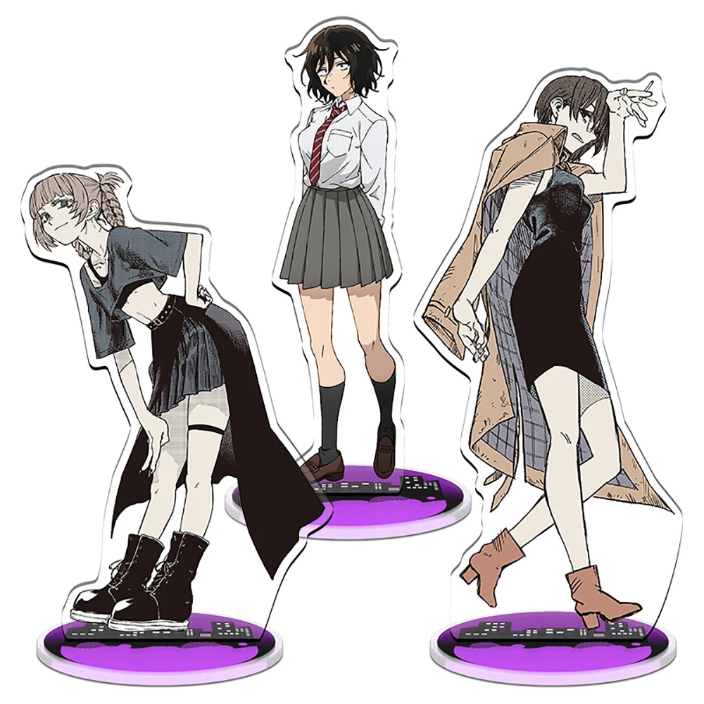 

Animation Acrylic Stand Model Common Style Plain Neat Finish Office or Home Desktop Ornament Fits Daily Decor Needs Couple Gifts