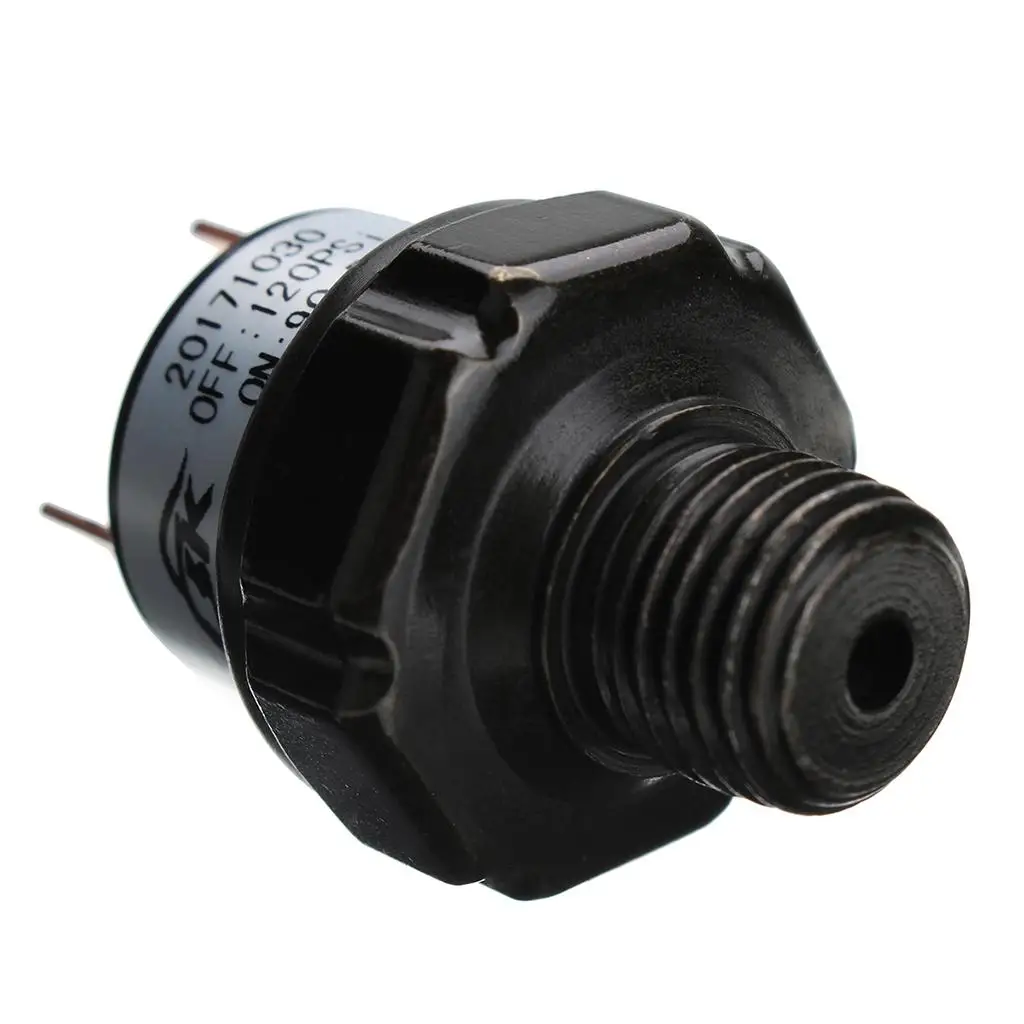 Air Pressure Switch 125-200PSI Alloy Electric Control Regulator Portable for Car Boat Air Compressor Pump