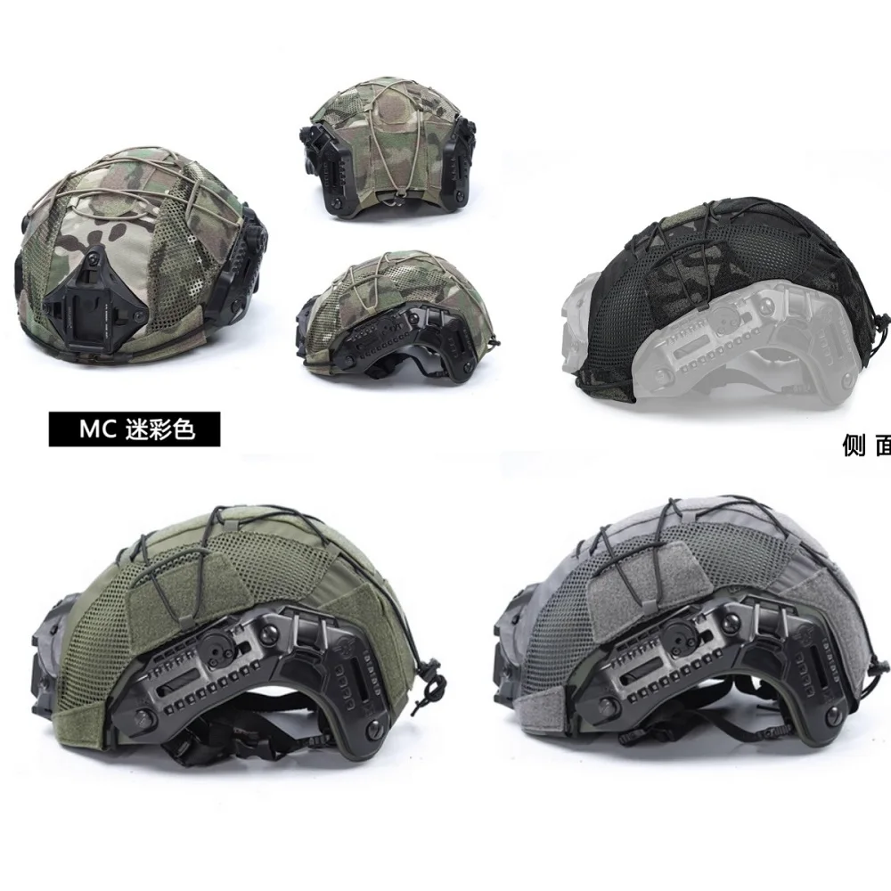 

Hot New Tactical MTEK1 Elastic Rope Helmet Cover Skin Helmet Protective Cover Camouflage Cloth For Fma MTEK ﻿