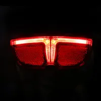 Tongsheng Motor Bike Light Taillight Easy to Install 3 Modes Bicycle Light Accessories for the Motor Kits