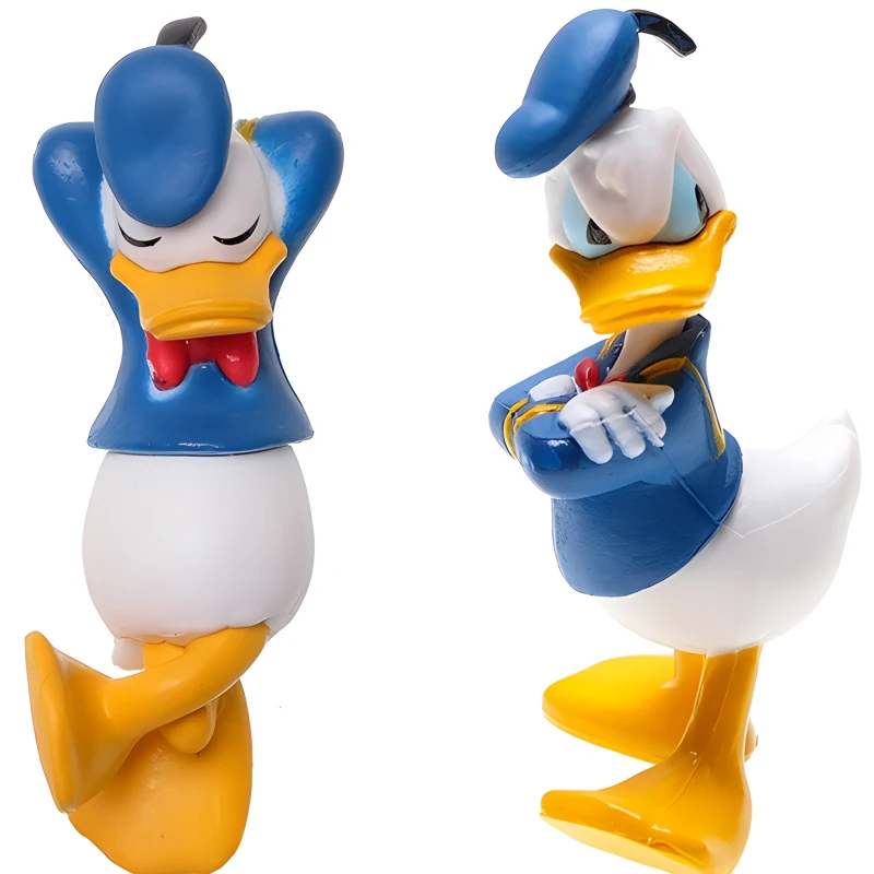 Disney Mickey Mouse Donald Duck 6cm Mini Action Figure Anime Decoration Collection Figurine Doll Toy Model For Children Gift