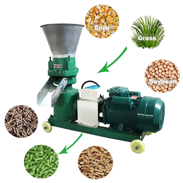 Animal Feed Pellet 40-60kg Professional Feed Pelletizer Mill Machine