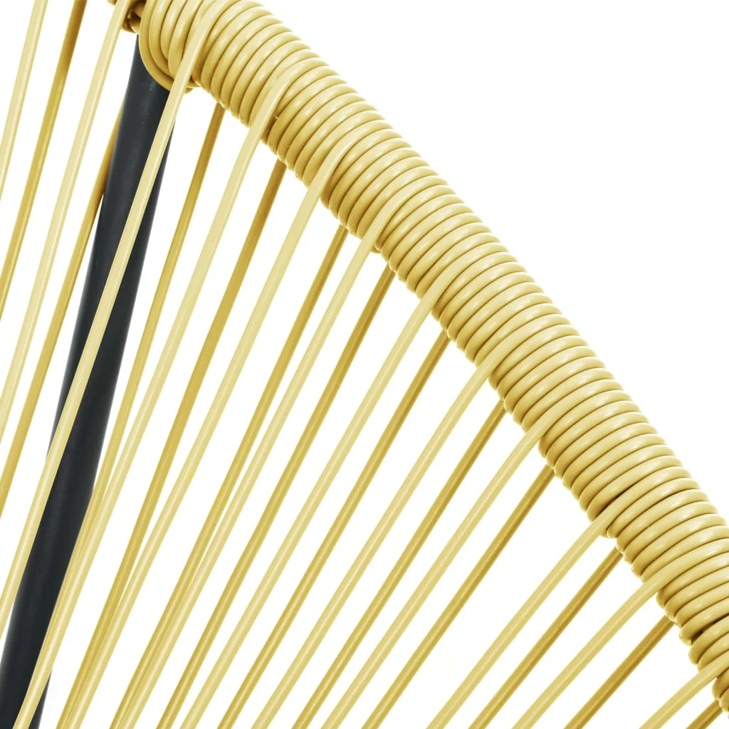 Außen Acapulco Stuhl Poly Rattan Beige Freizeit stuhl