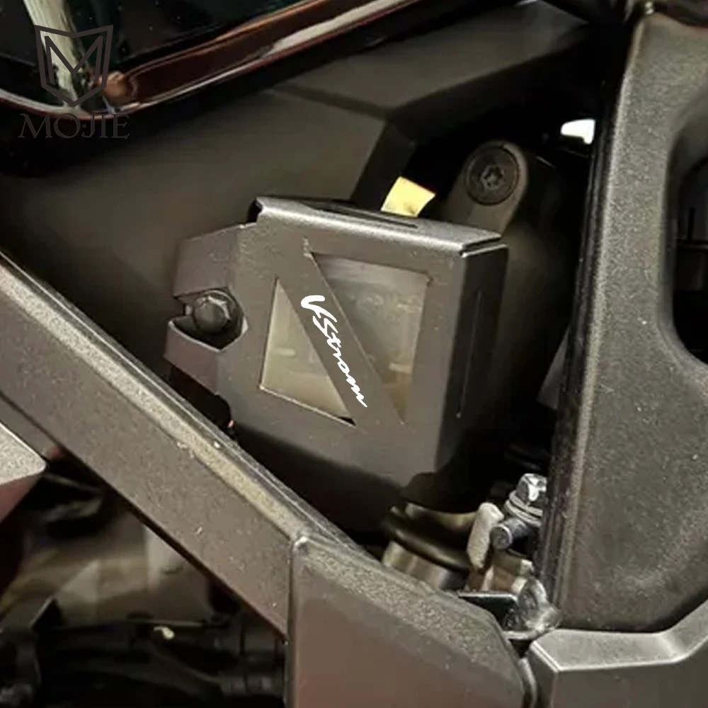 

For SUZUKI V-STROM 1000 / XT 2014-2020 Motorcycle Rear Brake Pump Fluid Tank Reservoir Guard Cover GSX-S1000S Katana 2021-2024