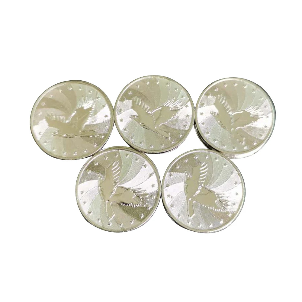 

3000pcs 25*1.85mm Metal Arcade Game Tokens Stainless Steel Eagle Logo Arcade Game Token Coin