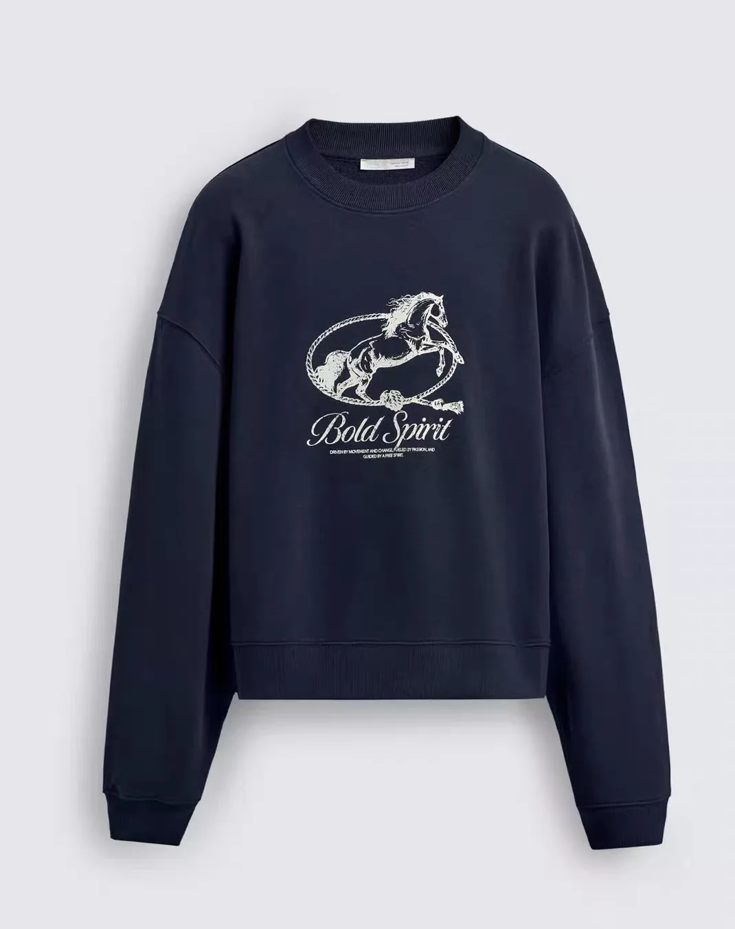 

New Winter Men's Cotton round Ne Printed Sweatirt Breathable Anti-Wrinkle Moisture-ng Comfortable Fit Youth Faion