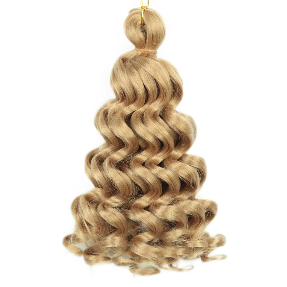 Synthetic Hair Braided Extension Loose Wave Egg Curl Strap