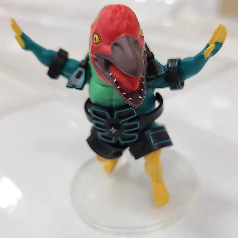 Original MEDICOM Gashapon Muscle Bird 6 Pelican Mandarin Duck Qversion Anime Animal Action Figure Model Toys Gifts Collection