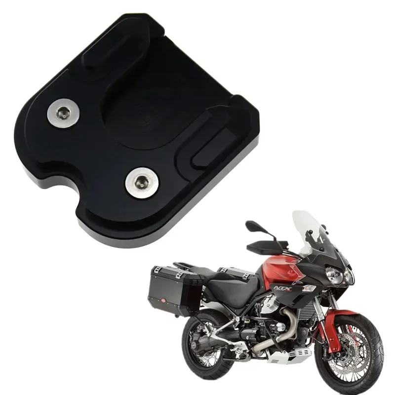 Per MOTO GUZZI 1200 STELVIO 8V STD / NTX 2008-2016 accessori MOTO cavalletto Sidestand supporto estensione ingranditore Pad -2