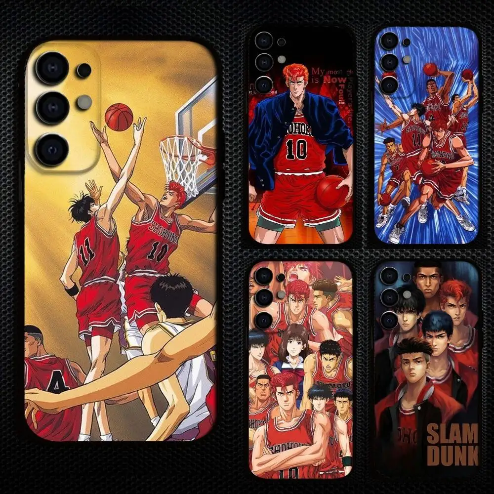 

Anime Comics S-Slam D-Dunk Phone Case For Samsung S25,S24,S21,S22,S23,S30,Ultra,S20,Plus,Fe,Lite,Note,10,9,5G Black Cover