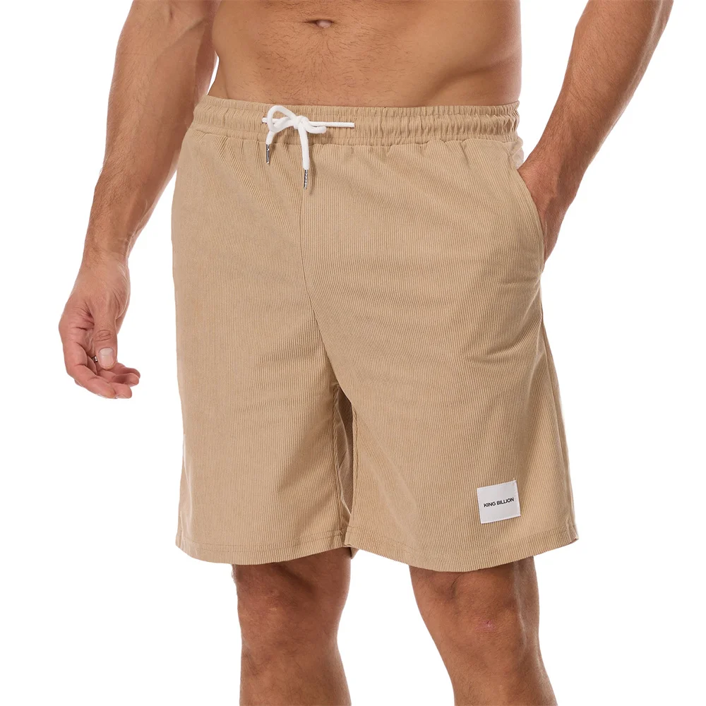 

Men's Summer Lightweight Shorts Casual Solid Color Corduroy Soft Comfortable Baggy Sweatpants Male Simple Classic Shorts