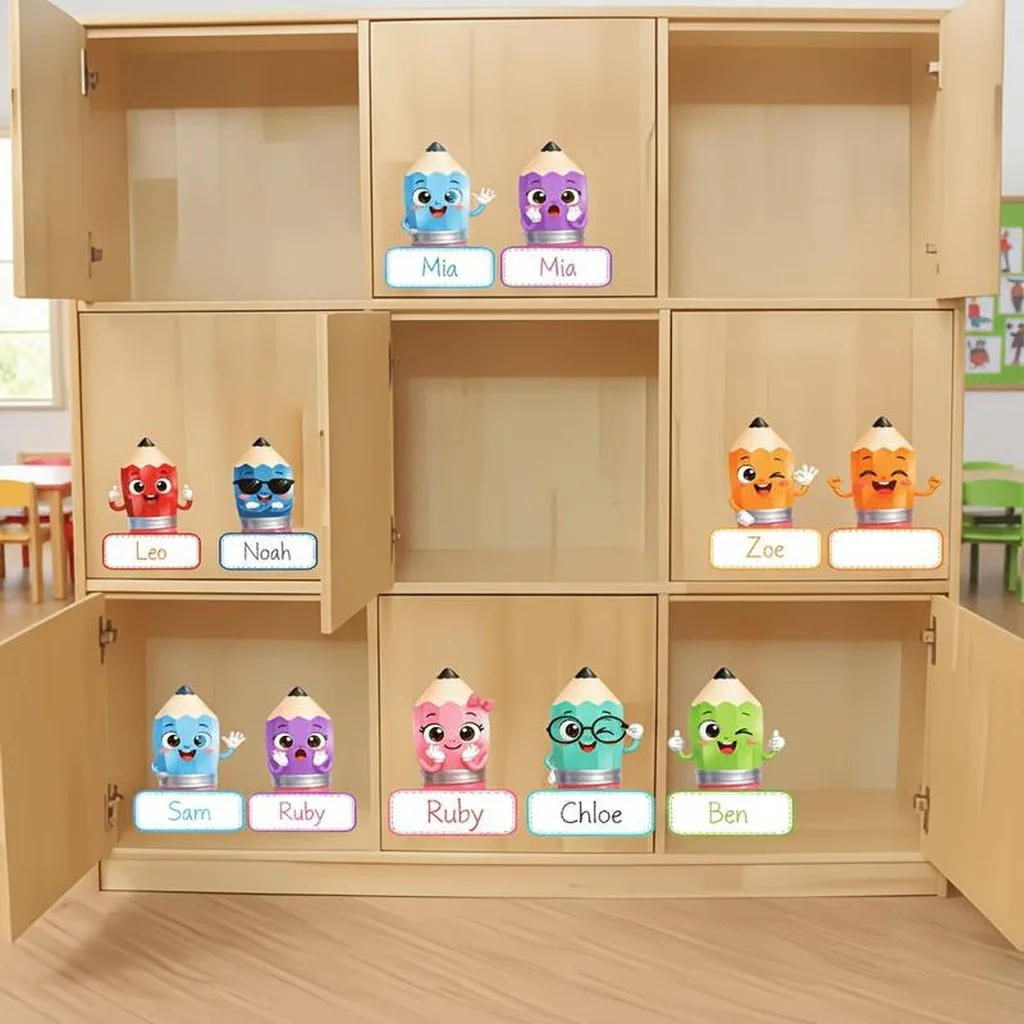 School Stationery Stickers  Stationery Stickers For  Personal Belongings Classification Identification Personal Name