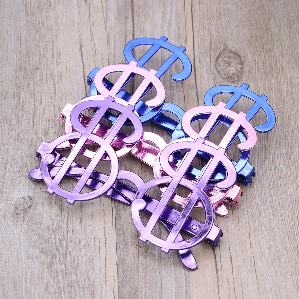 12 stuks Chrome Dollar Zonnebril Uniek Ontwerp Party Brillen voor Halloween Maskerade Carnaval Verjaardag Nieuwigheid Bril