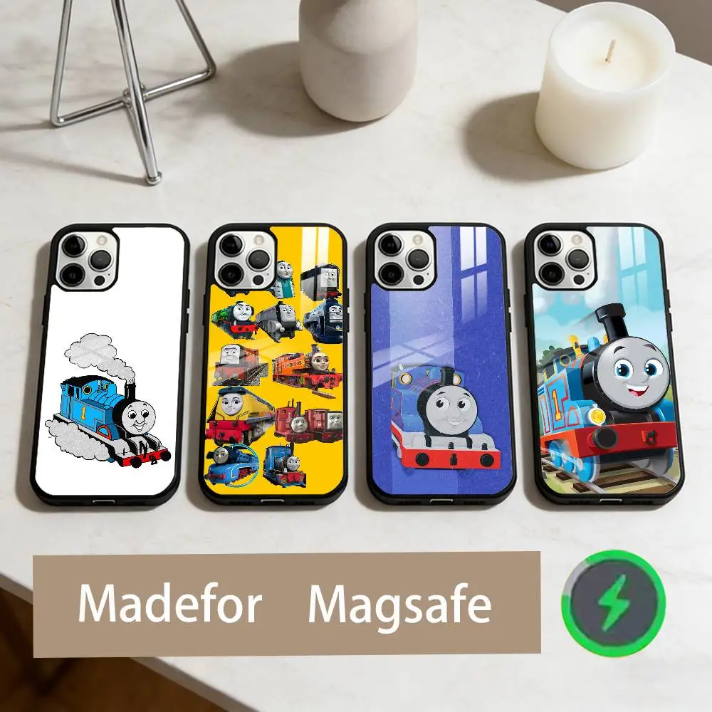 

Чехол для телефона Thomas And F-Friends для iPhone 17,16,15,14,13,12,11 Plus, Pro Max, магнитный для беспроводной зарядки Magsafe