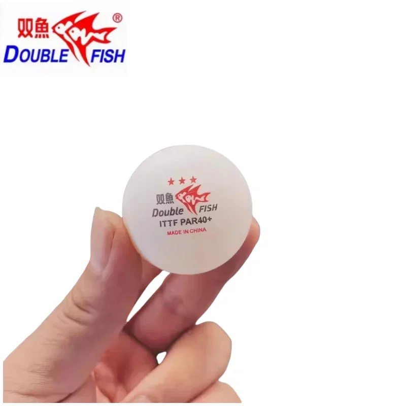 Original Double Fish DF PAR40+ Table Tennis Ball ABS New Material 3 Star Ping Pong Balls for International Competition 6 Pcs/Box