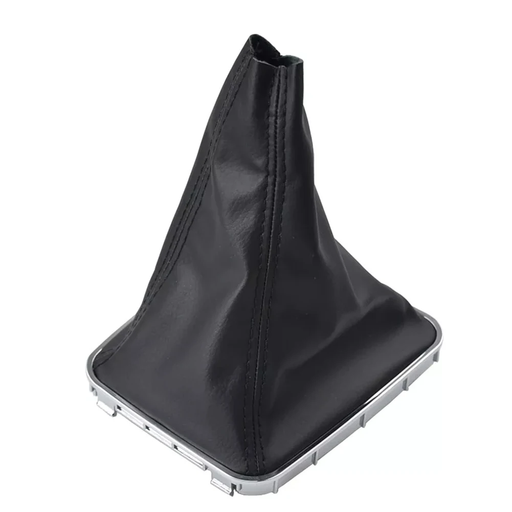 

Upgrade Gear Shift Dust Cover Black Leather Gear Gaiter Boot ABS Plastic Material Comfortable Grip Easy Installation