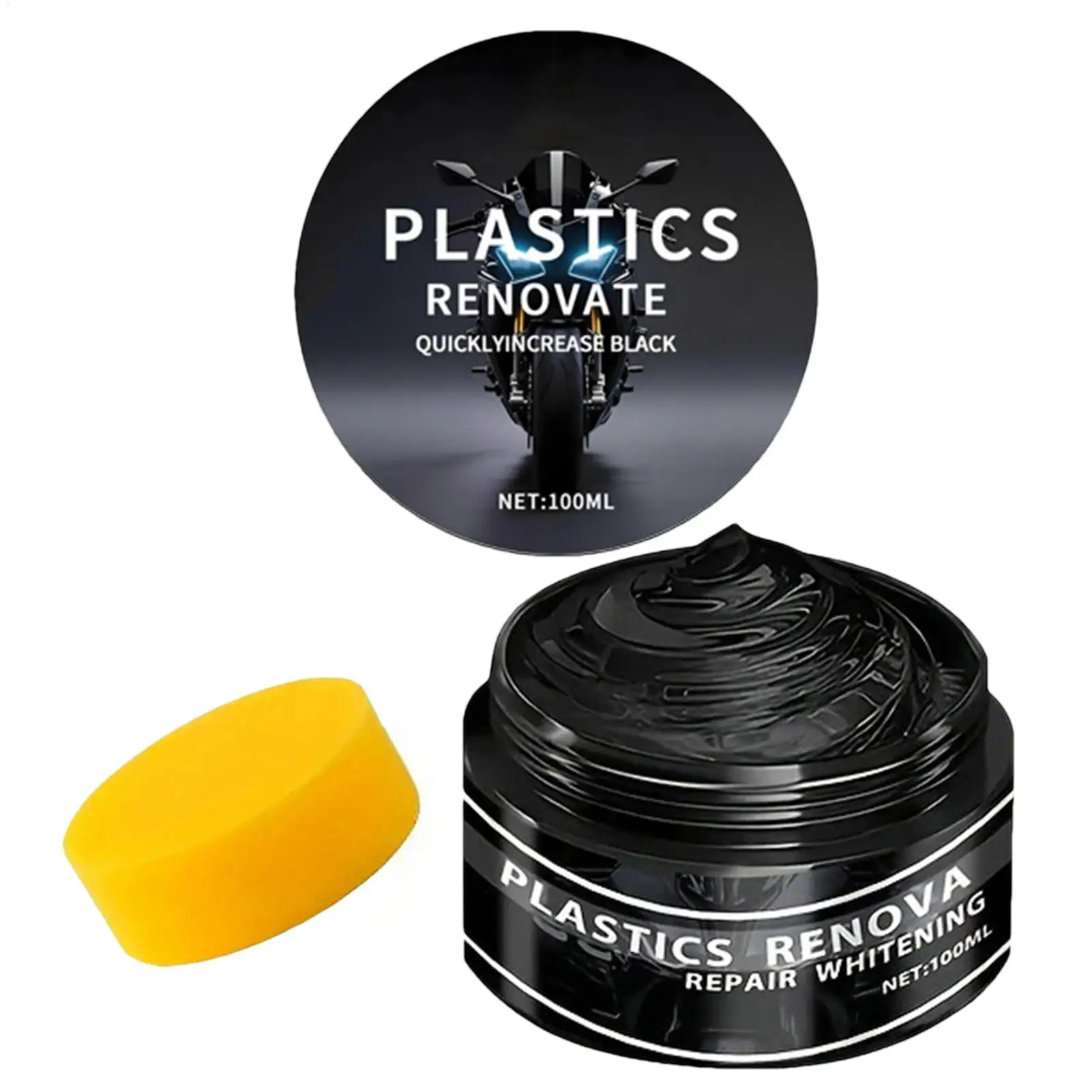 Automotive Interior Plastic Scratch Repair Polish Dashboard Polishing Wax, Scratch Remover & Protector, Car Scratch RepairKi
