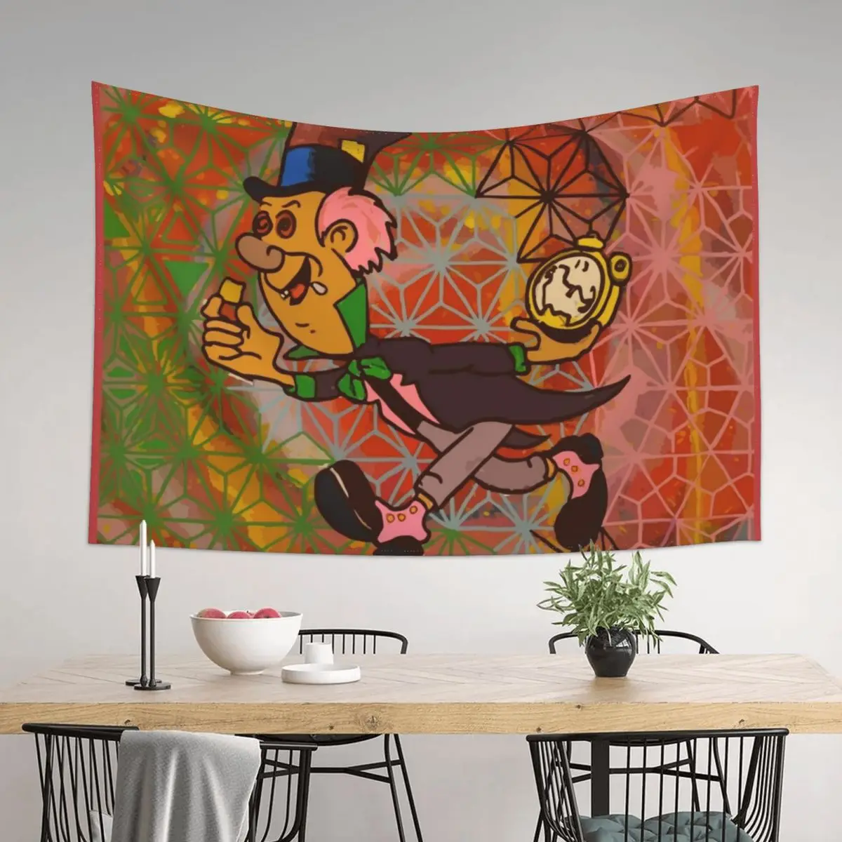 

mad hatter blotter Tapestry Aesthetic Home Decor Decorative Wall Art Mural Wall Decoration Items Tapestry
