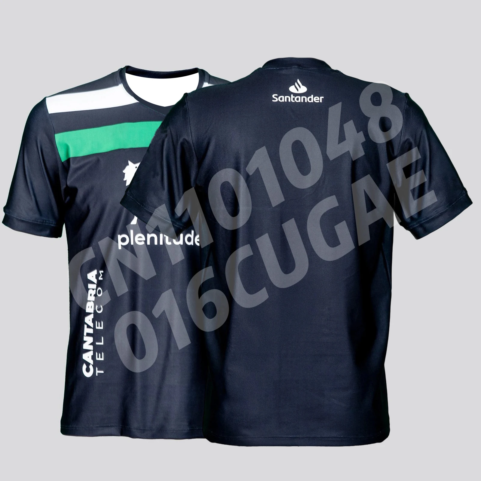 حار 25-26 سباق دي سانتاندر GK جيرسي تي شيرت ثلاثية الأبعاد مطبوعة الرياضة التجفيف السريع تي شيرت مناسبة للبالغين الأطفال بلايز