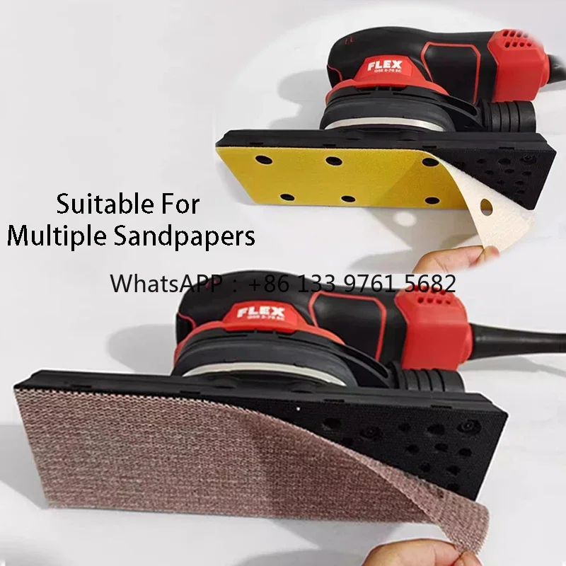 فليكس الكهربائية 70x198 مللي متر الطاقة مربع الرملي آلة الجافة طحن طلاء السيارات المعجون ساندر مع غريب الأطوار 3 مللي متر 220 فولت تصنيف