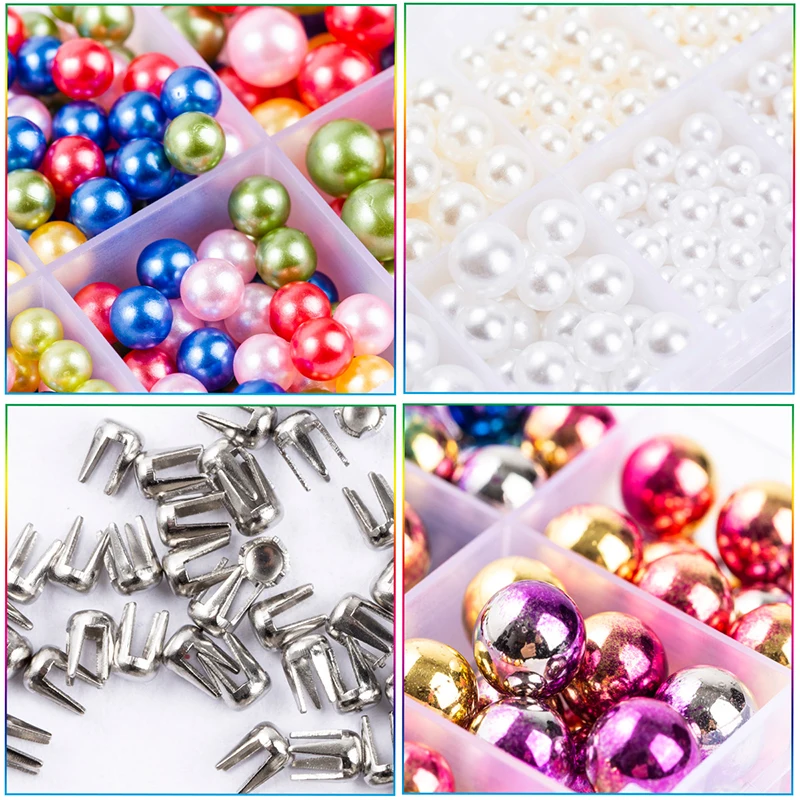 Pearl Setting Machine/Pearl Rivet Buttons Pearl Handmade Tools for Hats/Shoes/Clothes/Bags/Skirt Setting Machine DIY Accessories