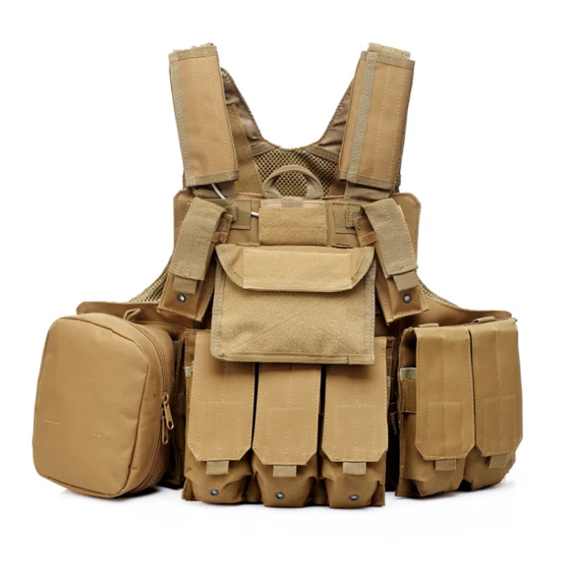 Airsoft Military Tactical Vest Molle Combat Assault Plate Carrier Tactical Vest CS Outdoor Clothing Hunting Paintball Vest