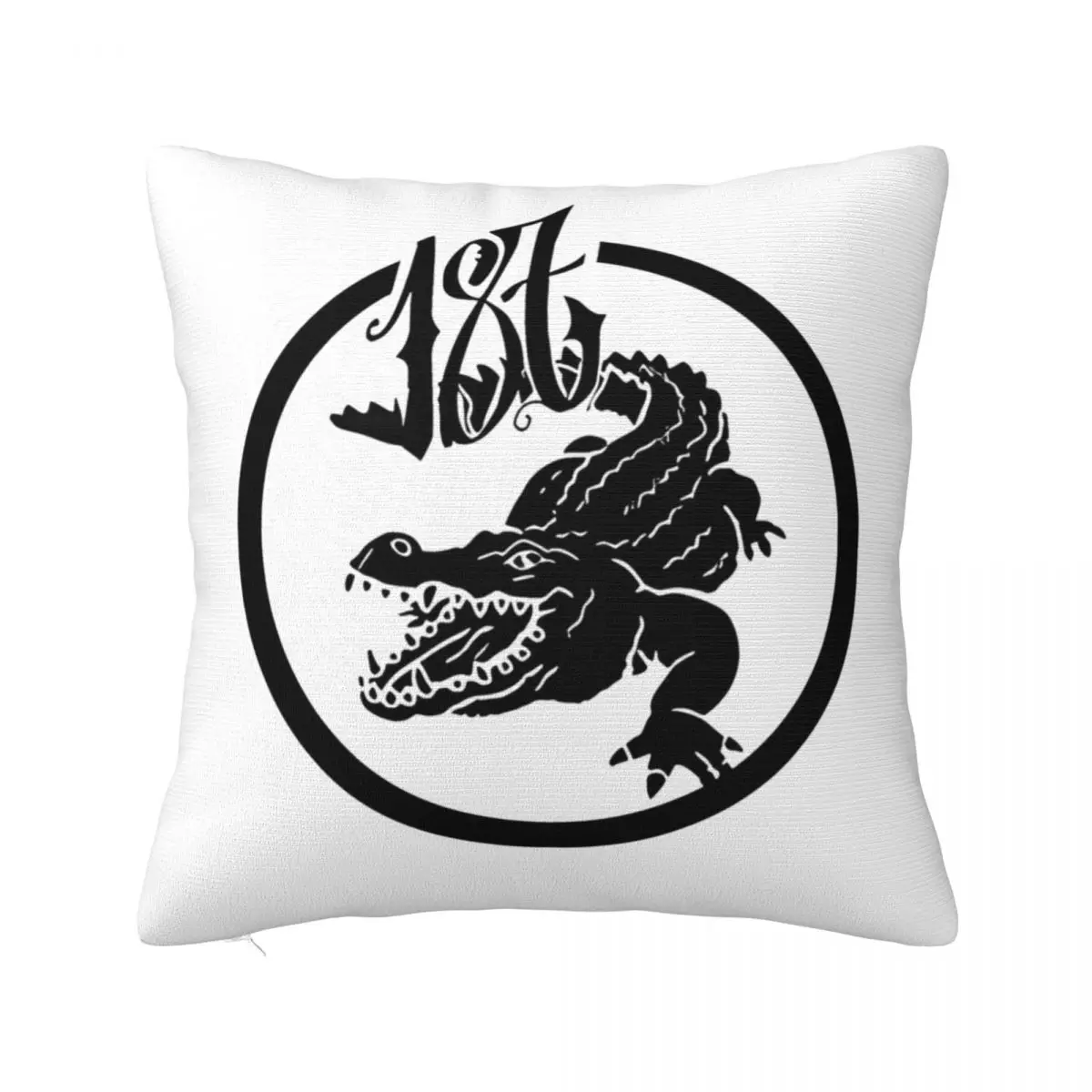 187 Strassenbande - Krokodil Pillowcase Cushion Bedroom Bedroom Retro Sofa Pillowcase White Customizable