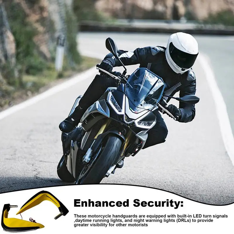 Motorcycle Hand Guard Motorcycle Windshield Horn Hand Guard Motocross Scooter Protection Gear Off-Road Motorcycle Guard