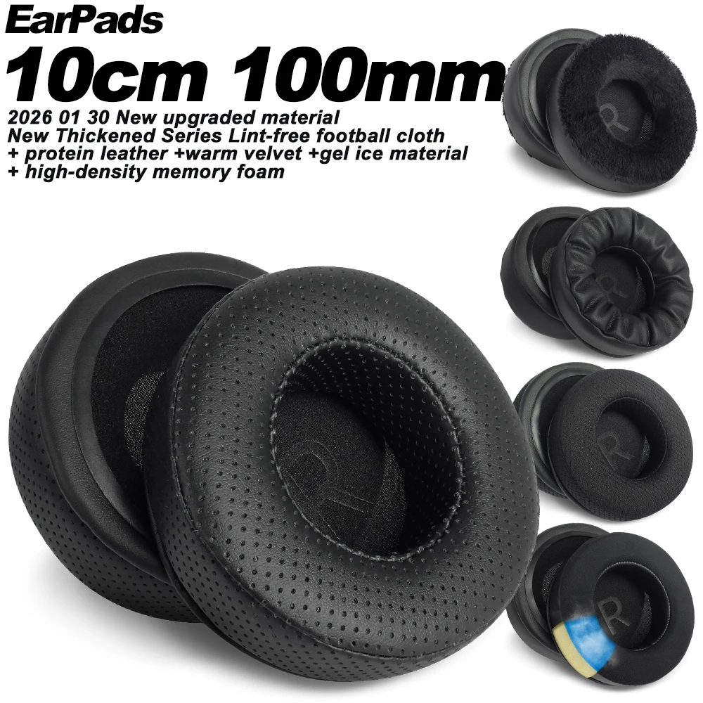 Wkładki douszne 10CM100mm do OneOdio STUDIO AKG K270 K240 Pioneer XIBERIA V10 Grado SR60 Sony MDR-XD1, grubsze wymienne nauszniki