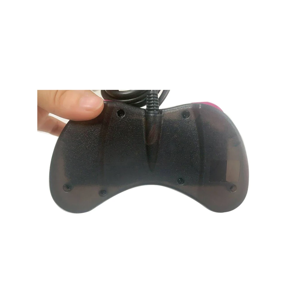 10pcs High quality 15pin transparent black wired game controller for SNK NEOGEO cbox game console Accessory Joystick