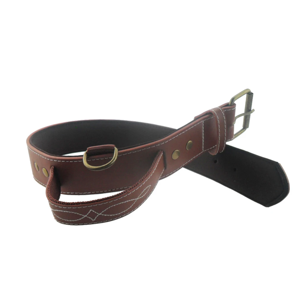 Medium Large Pet Soft Training With Handle Neck Strap Adjustable Buckle Home Dog Collar Artificial Leather Accessories Outdoor