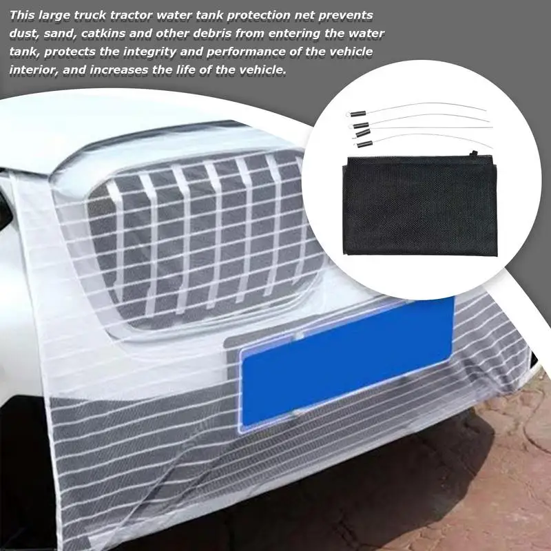 Automotive Grill Mesh Car Engine Dustproof Net Auto Engine Water Tank Front Grill Protection Net Suitable For Car Vehicle Truck