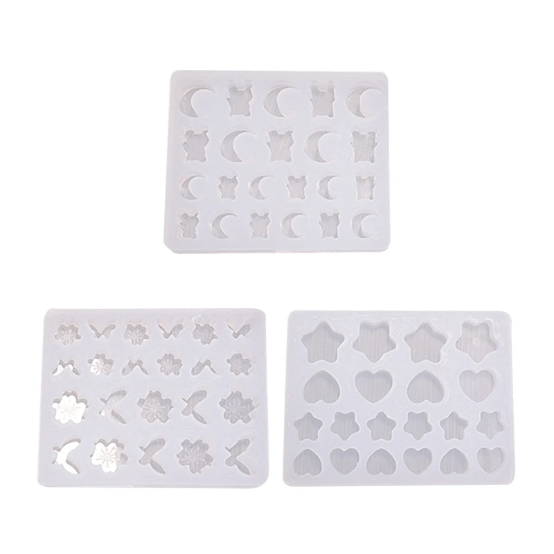 Flexible Resin Casting Mold for Jewelry Silicone Resin DIY Craft Making Mould N2UE