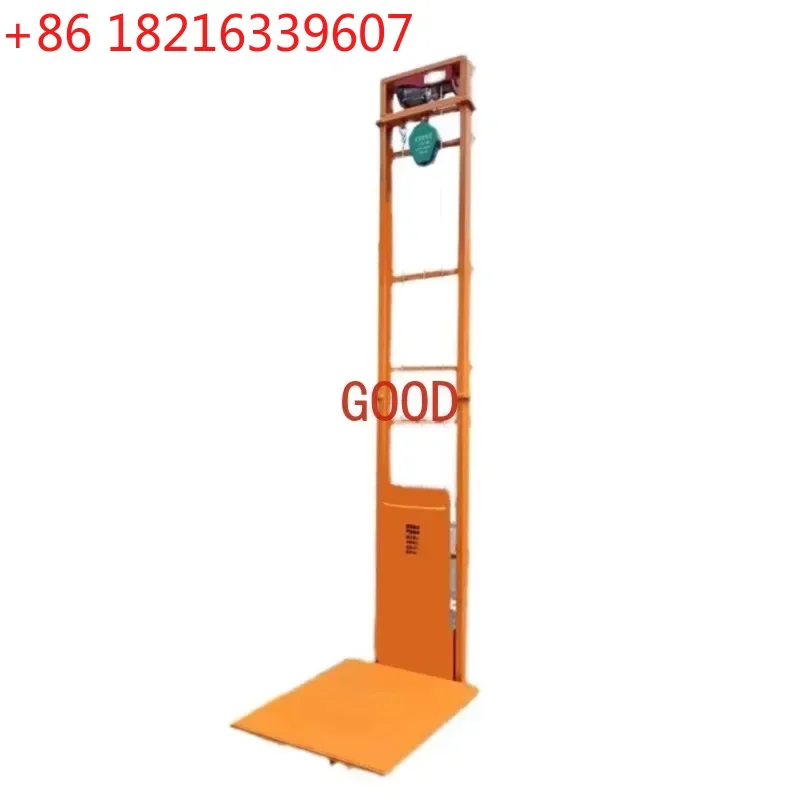 TAOHydraulic lifting platform electric hydraulic lifting small cargo elevator household cargo lifting platform simple anti-fall