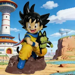 Anime Dragon Ball Z Figure Goku Figure Goku Embrace Pura 8.5cm PVC Anime Collectible Model Toys Gifts