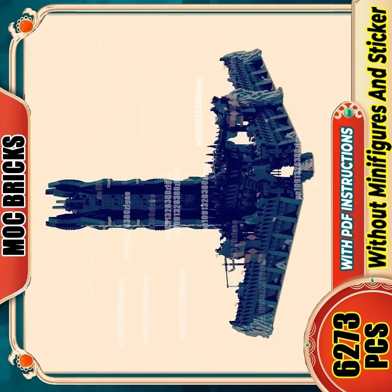 Moc Building Block UCS Cirith Ungol Model Castle Bricks Toys