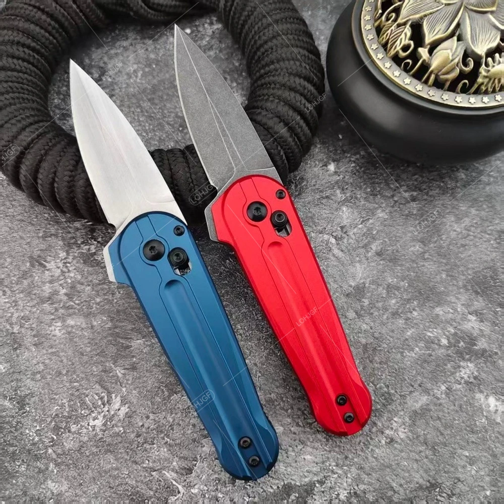 BM 491 Lowden AXIS Flipper Knife Outdoor Lightweight Portable Fishing Folding Knives with Pocket Clip