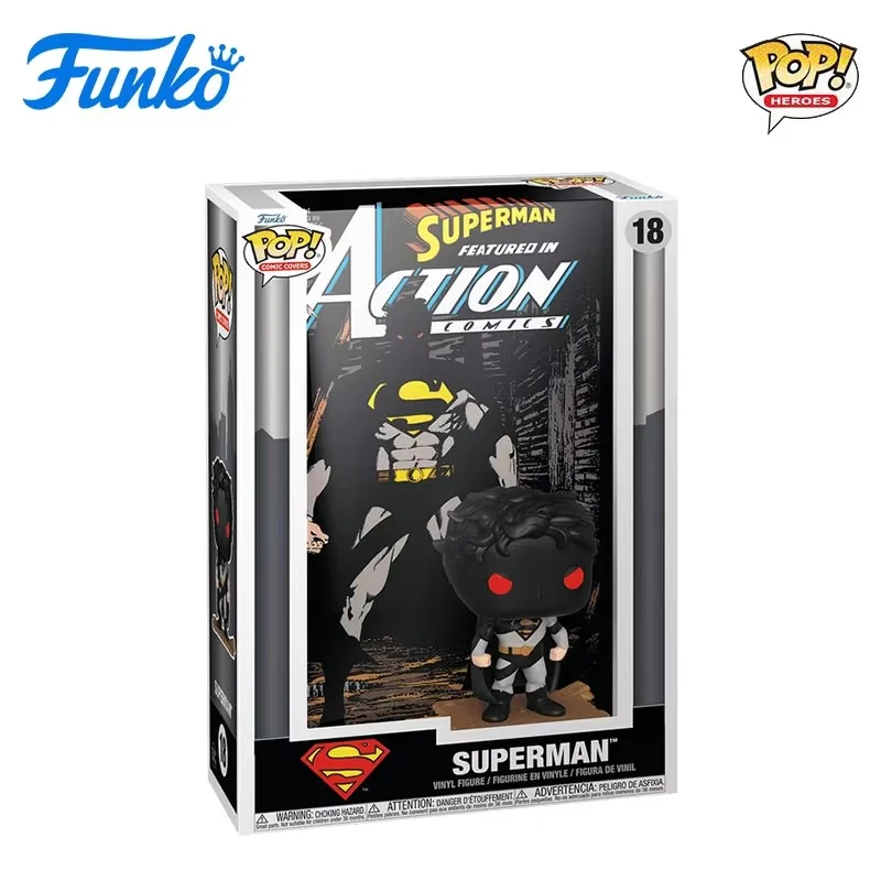 Funko Pop Dc Figure Cyborg Supermanhnstn Superman Vinyl Comic Cover Sculpture Doll Collect Souvenirs Limited Edition Gift Toys - Image 7
