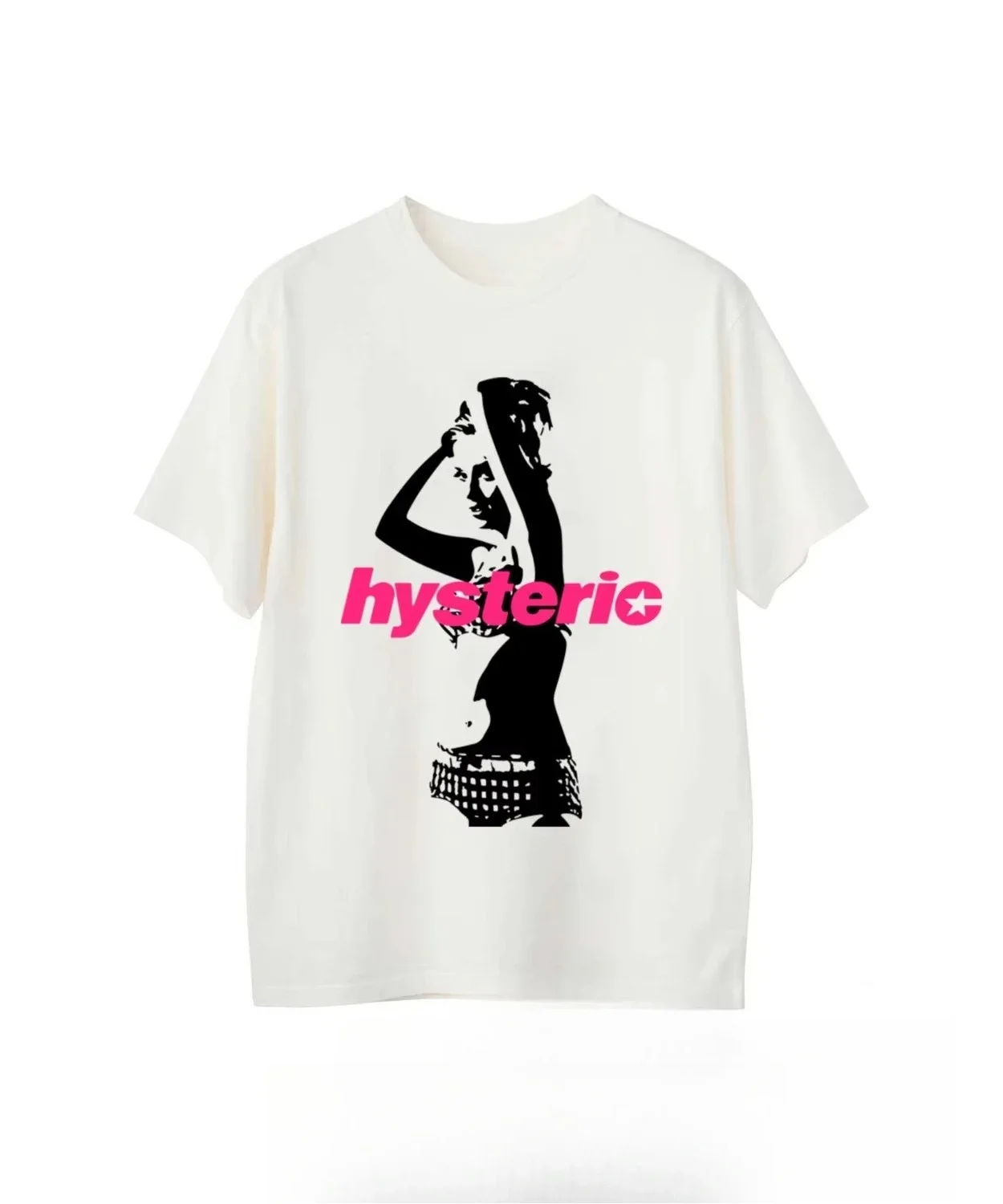 Vintage Hysterical Glamour Printed T-shirt Man Women Cotton T-shirt Men's T-shirts 2026 Summer Men's Clothing New Tee Streetwear