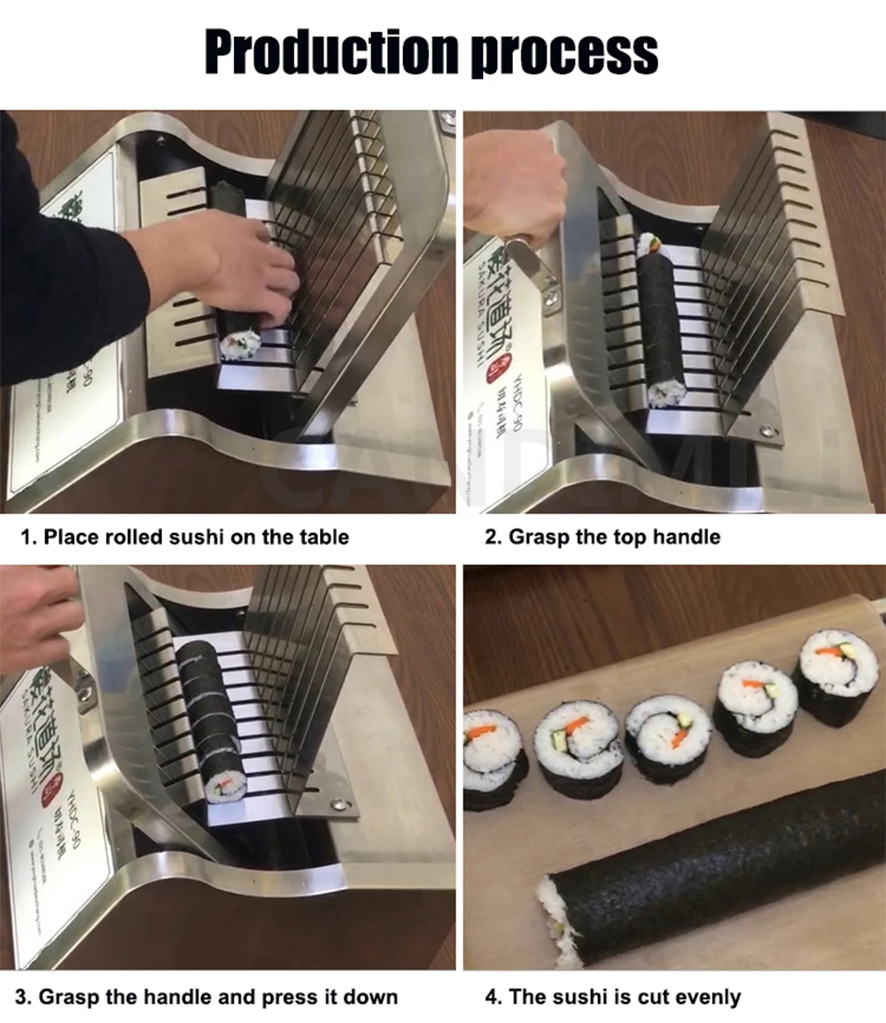 ماكينة صنع السوشي اليدوية التجارية، ماكينة صنع السوشي اليدوية، أدوات قطع كعكة الأرز