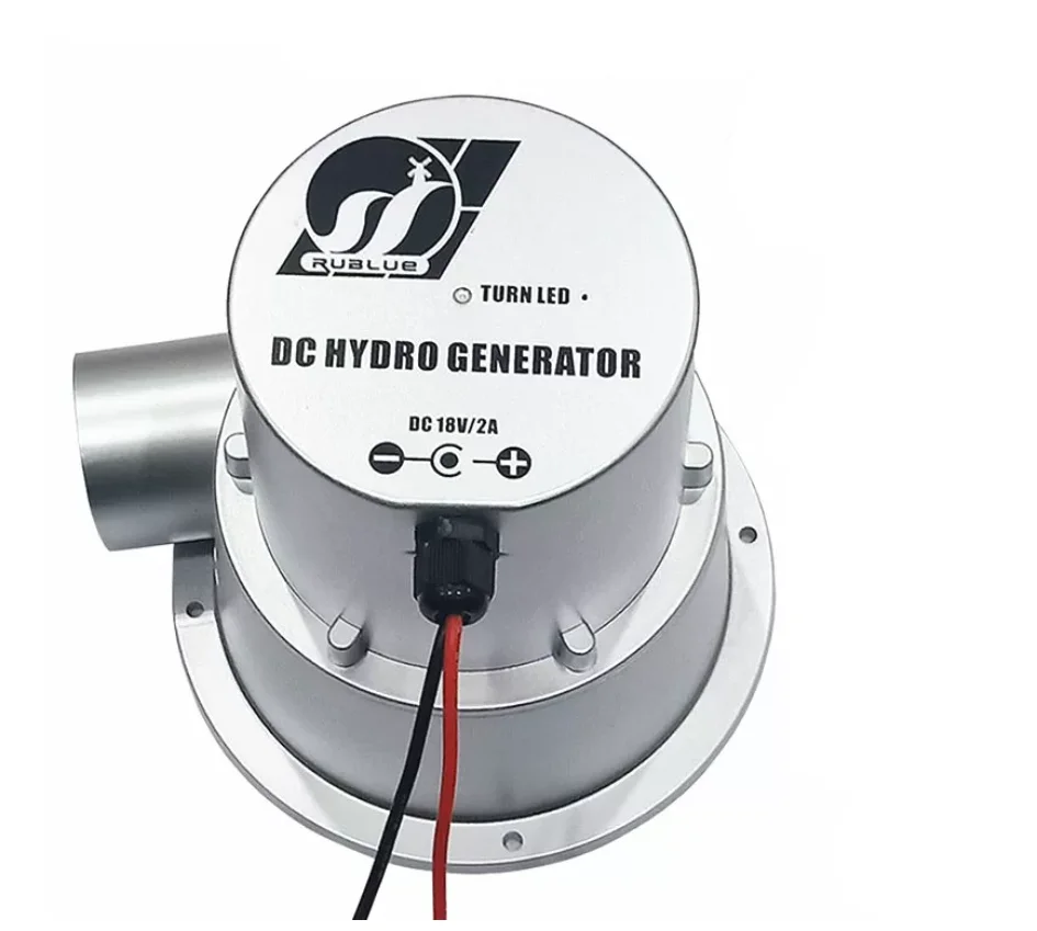 12V 24V Water Turbine Generator DC Brushless Micro Hydroelectric Power for Off Grid Home Camping Use