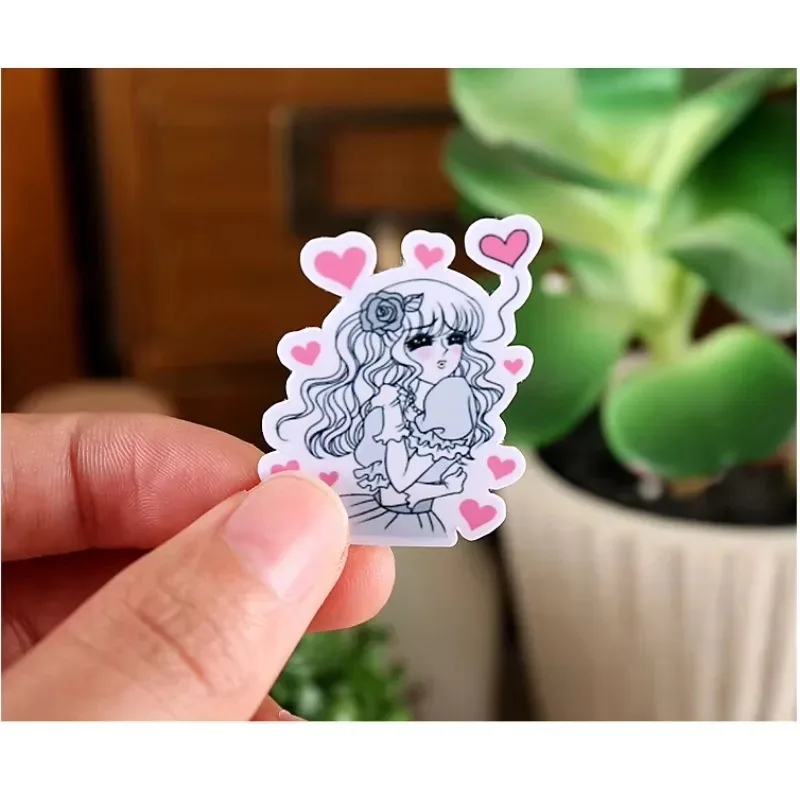 40pcs Creative Cute Self-made Elegant Girl Stickers Scrapbooking Stickers /decorative Sticker /DIY Craft Photo Albums