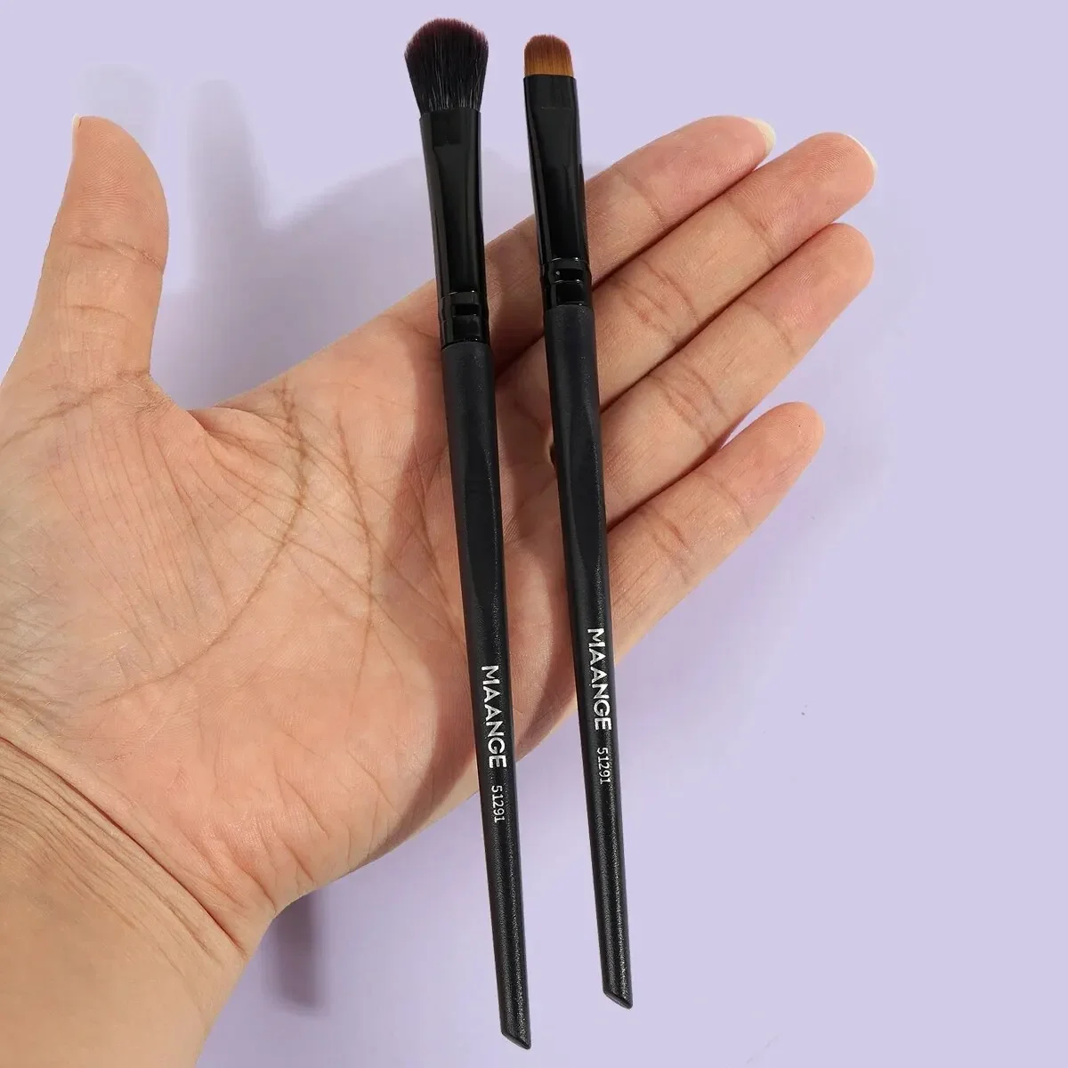 MAANGE-Kit de brochas de maquillaje para ojos, 7 Uds., juego de brochas de maquillaje para sombra de ojos, mezcla de cerdas sintéticas suaves, herramientas cosméticas de belleza