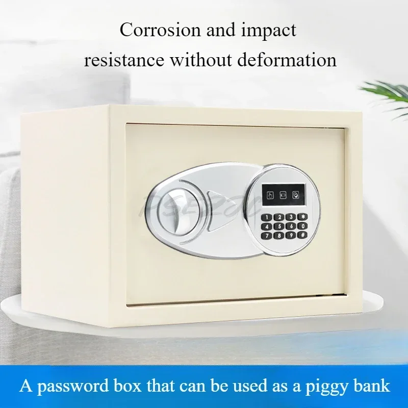 Password Small Home Office Hotel Safe Multifunctional Low-carbon Alloy Steel 3MM Solid Steel Plate Anti-theft Safety Box