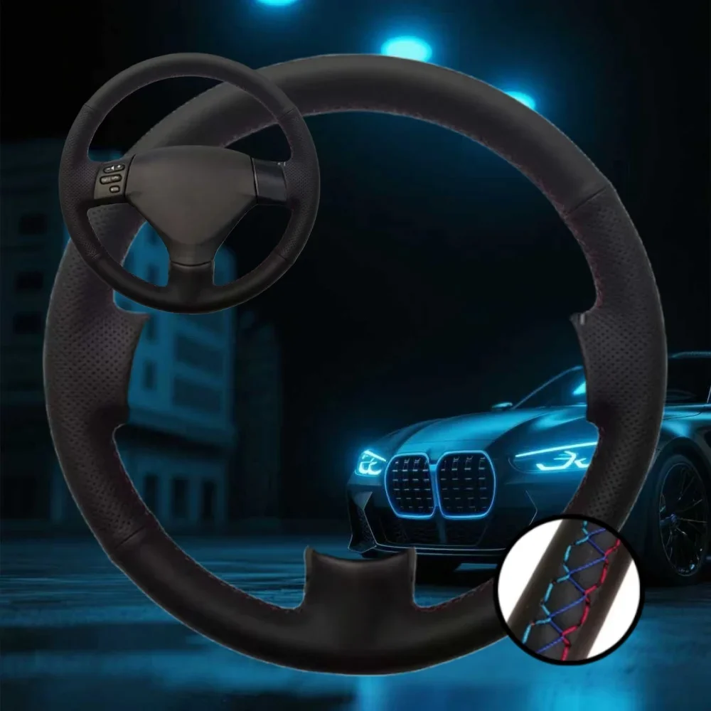 

Customized Car Steering Wheel Cover For Lexus RX330 RX400h RX400 2004-2007 Non-Slip Car Accessories Hand-sewn Steering Wrap