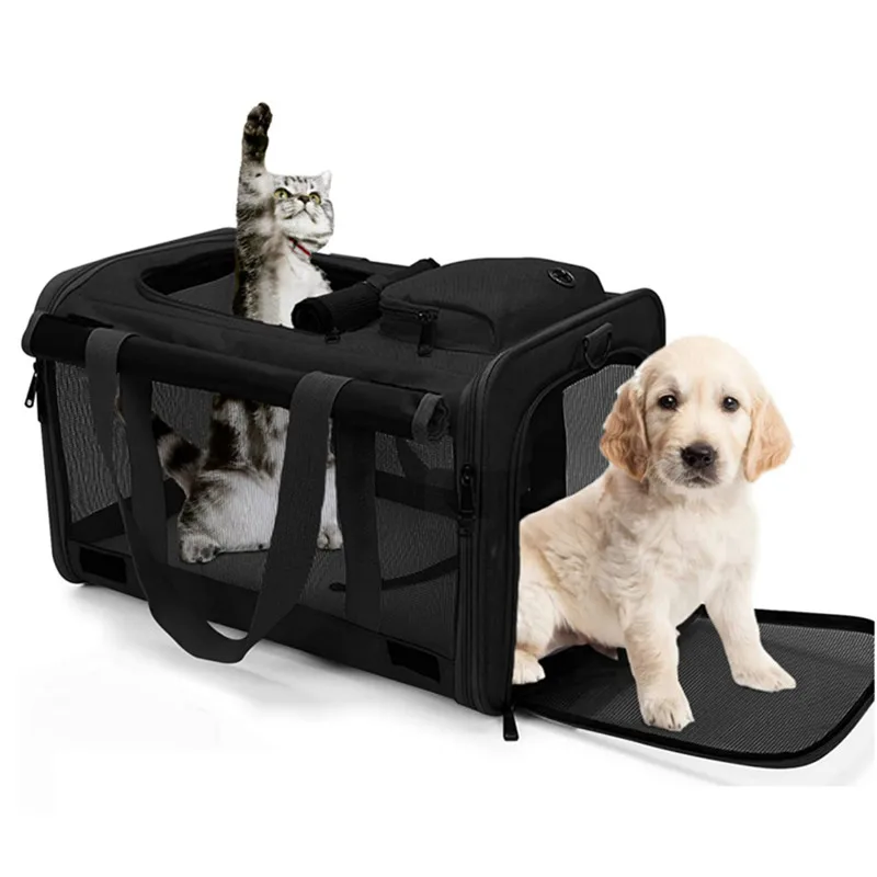 

Dog Pet Bag Travel Carrier Cat Portable Dogs Outdoor Puppy Shoulder Bags Cats Supplies Carrying Handbag Breathe Mesh Transport