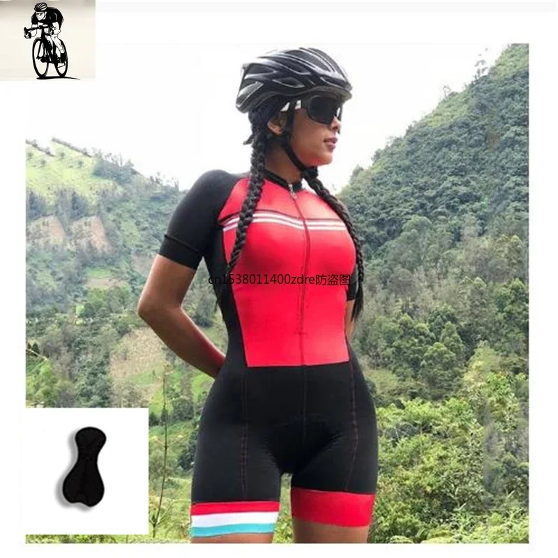 2025 OEM Women's Breathable Professional Triathlon Suit, One PIece Suit Cycling Clothing For Traithlon Jumpsuit Swiming/ Running