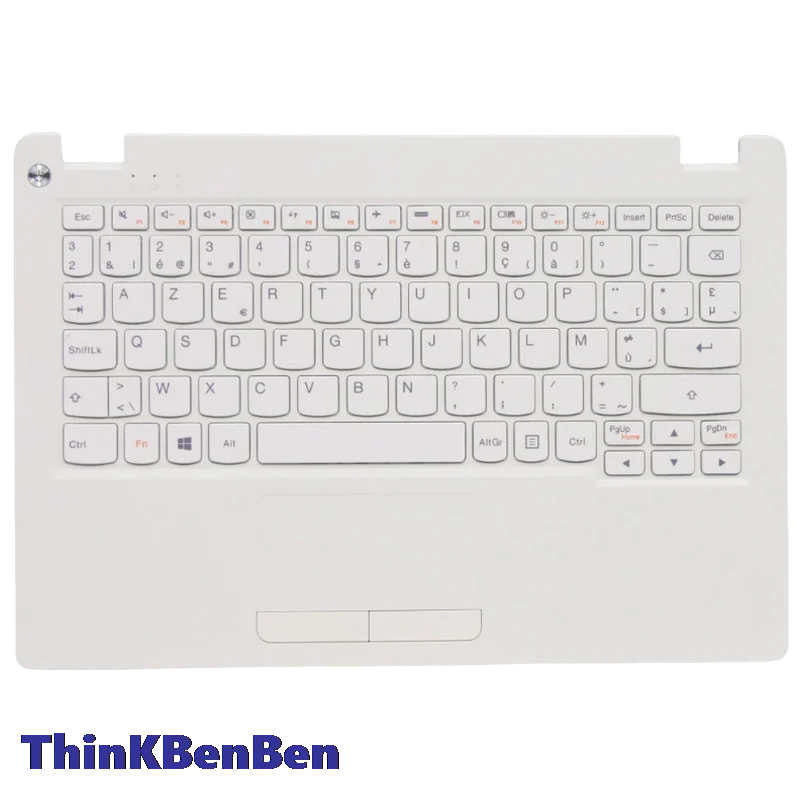 BE Belgian White Keyboard Upper Case Palmrest Shell Cover For Lenovo Ideapad 110S 11 11IBR 5CB0M53644