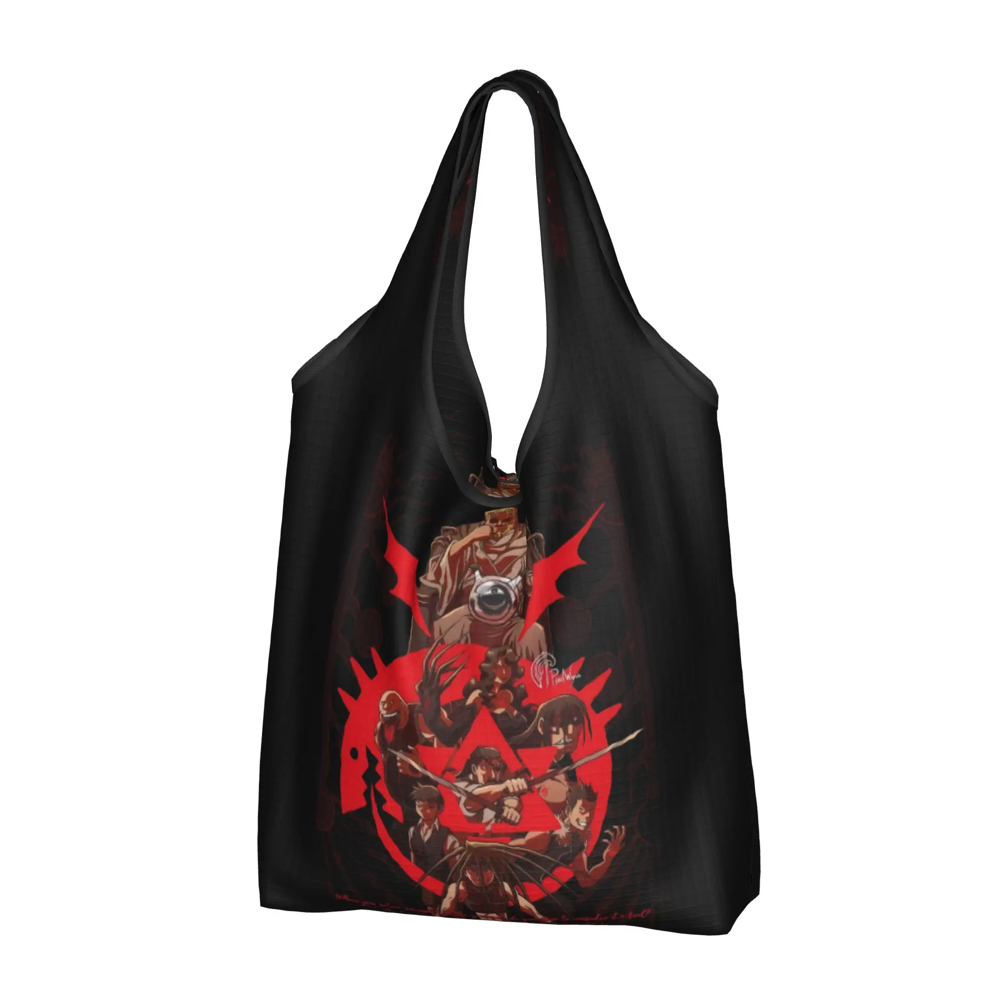 Cute Printed Anime Fullmetal Alchemist  Tote Shopping Bags Portable Shoulder Shopper Japane Manga  Handbag